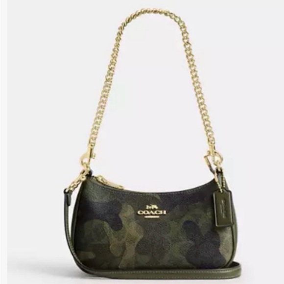Coach Handbags - Coach Teri Mini Crossbody Bag In Signature Camo Print